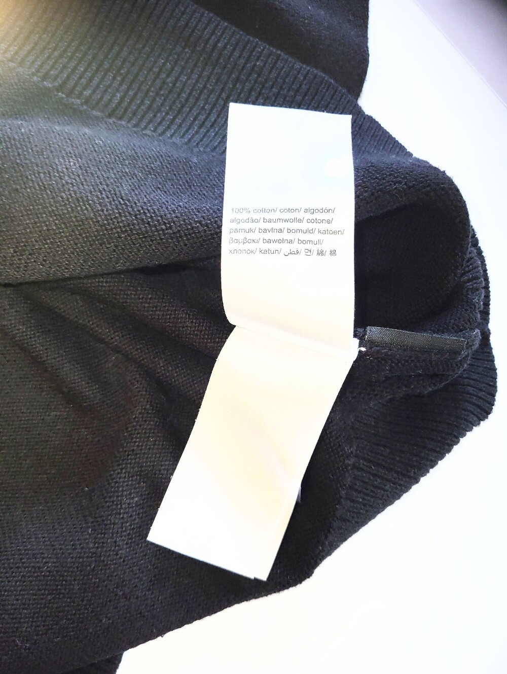Men's Calvin Klein Colorblock Cotton Pull Over Sweater Medium - Picture 8 of 16